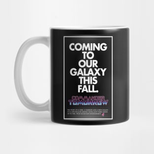 Commander Tomorrow retro War of Stars poster Mug